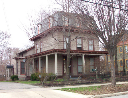 The Fouts home at 4206 Franklin Blvd. today.